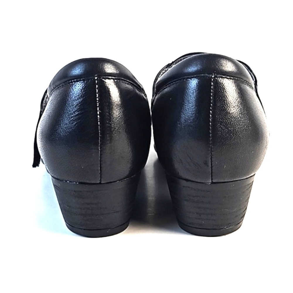Abeo B.I.O.System Marisol Black Leather  Block Heel Comfort Mary Jane Pu… - Picture 8 of 16